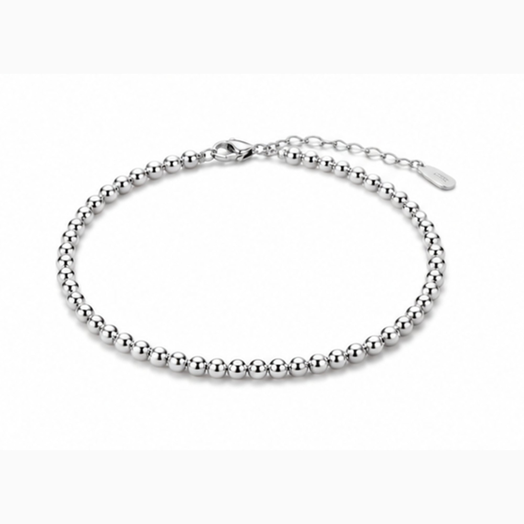 Beaded Stainless Steel Bracelet