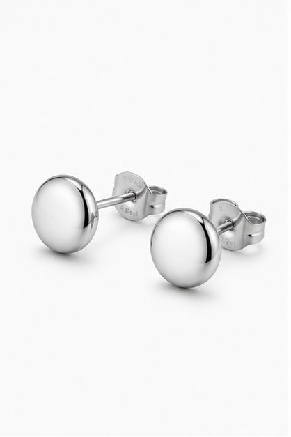 Classic Round Stud Earrings
