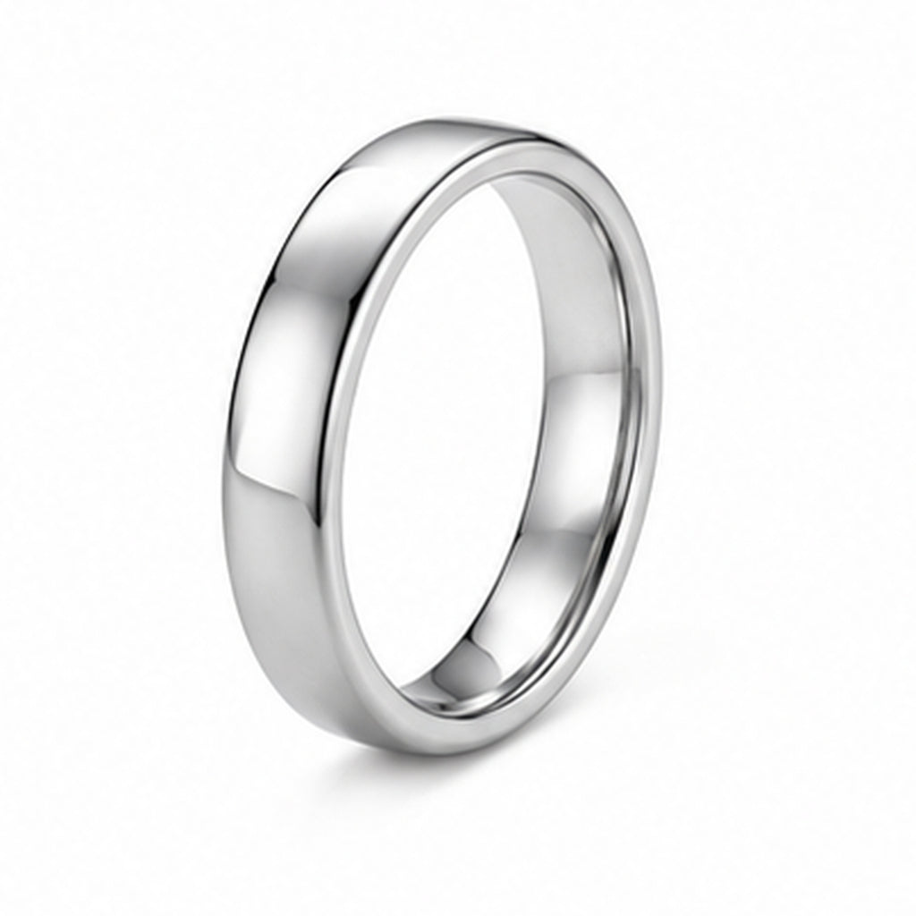 Minimalist Stainless Steel Band Ring