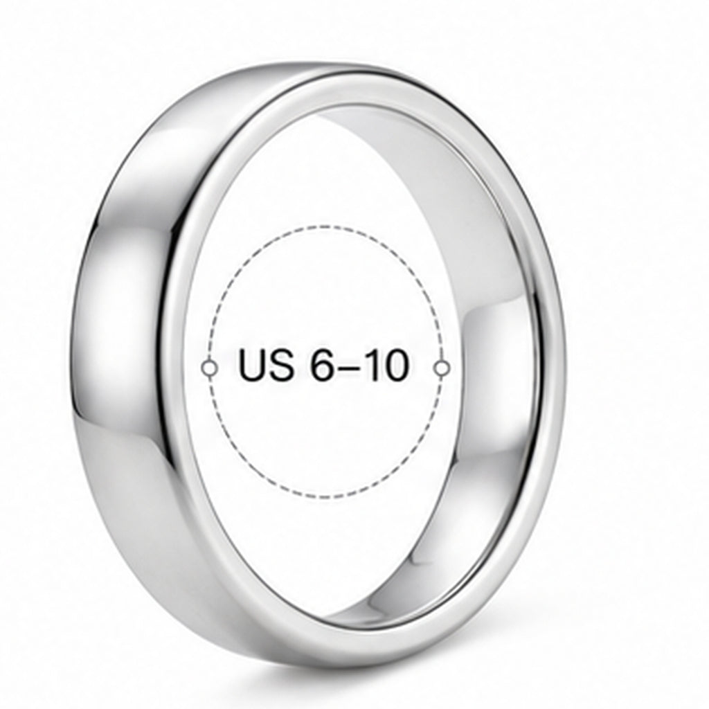 Minimalist Stainless Steel Band Ring