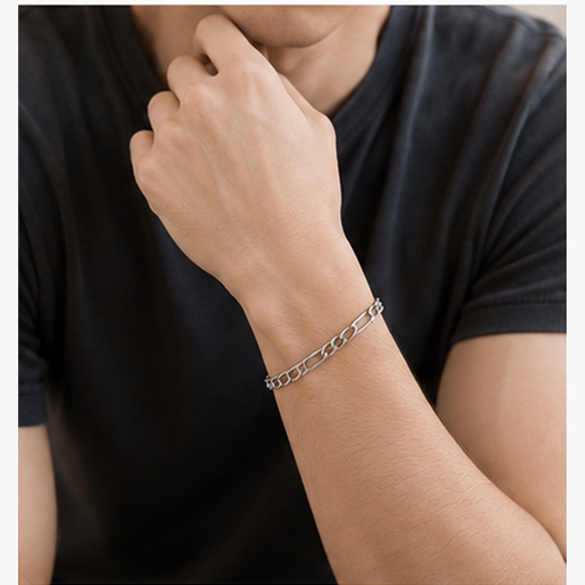 Figaro Chain Bracelet