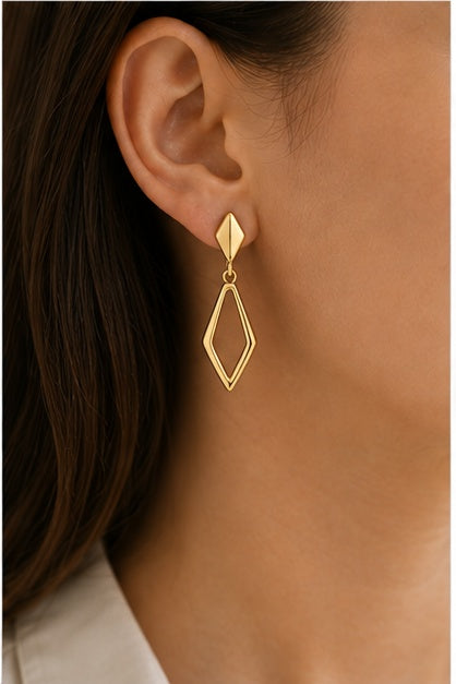 Geometric Drop Earrings