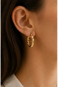 Twisted Hoop Earrings