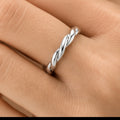 Twisted Band Ring
