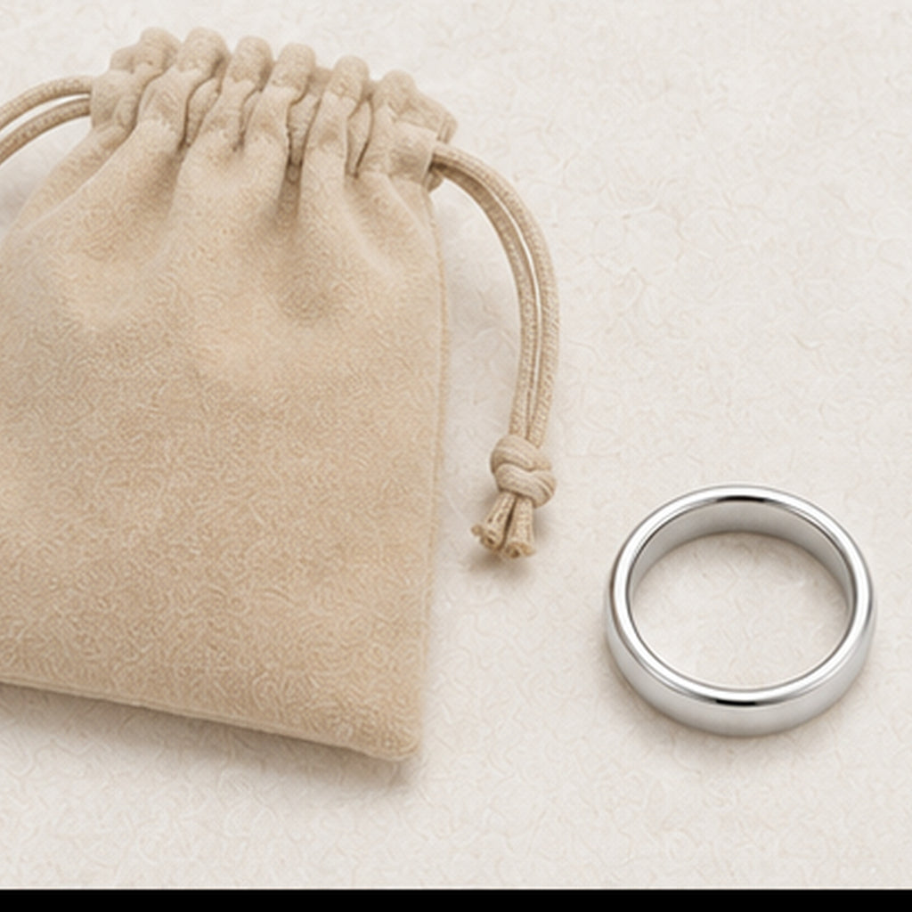 Minimalist Stainless Steel Band Ring