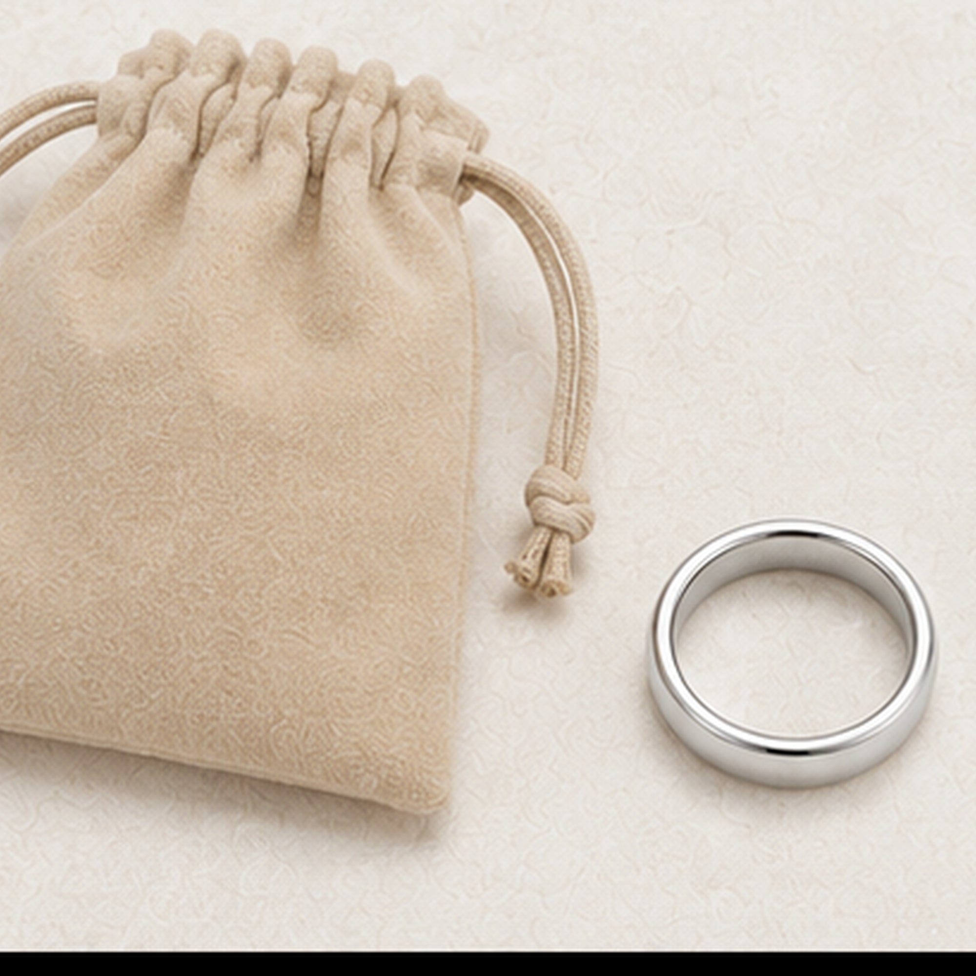 Minimalist Stainless Steel Band Ring