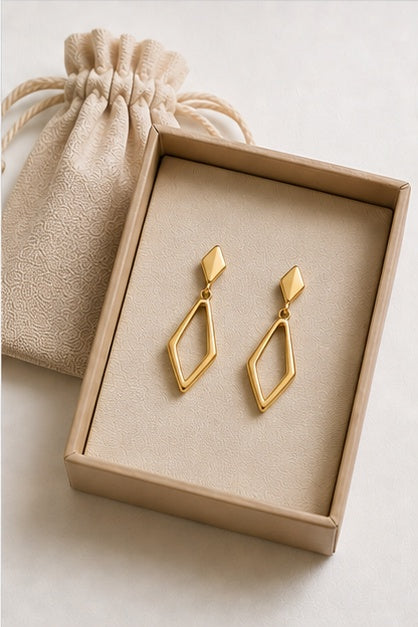 Geometric Drop Earrings