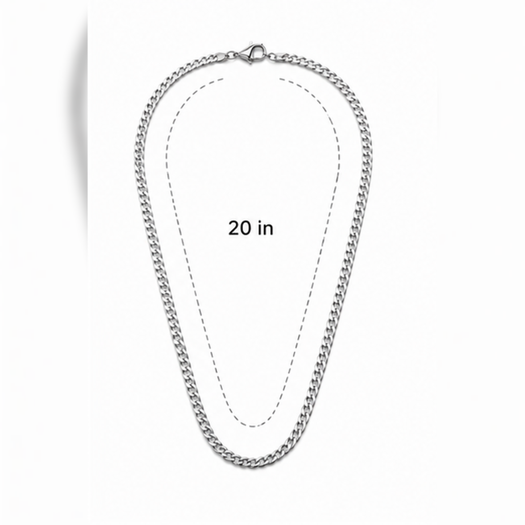 Classic Stainless Steel Chain Necklace