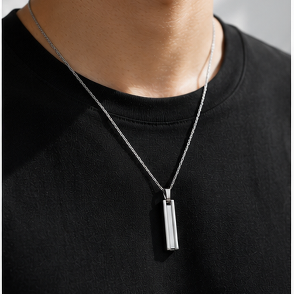 Minimalist Stainless Steel Pendant Necklace