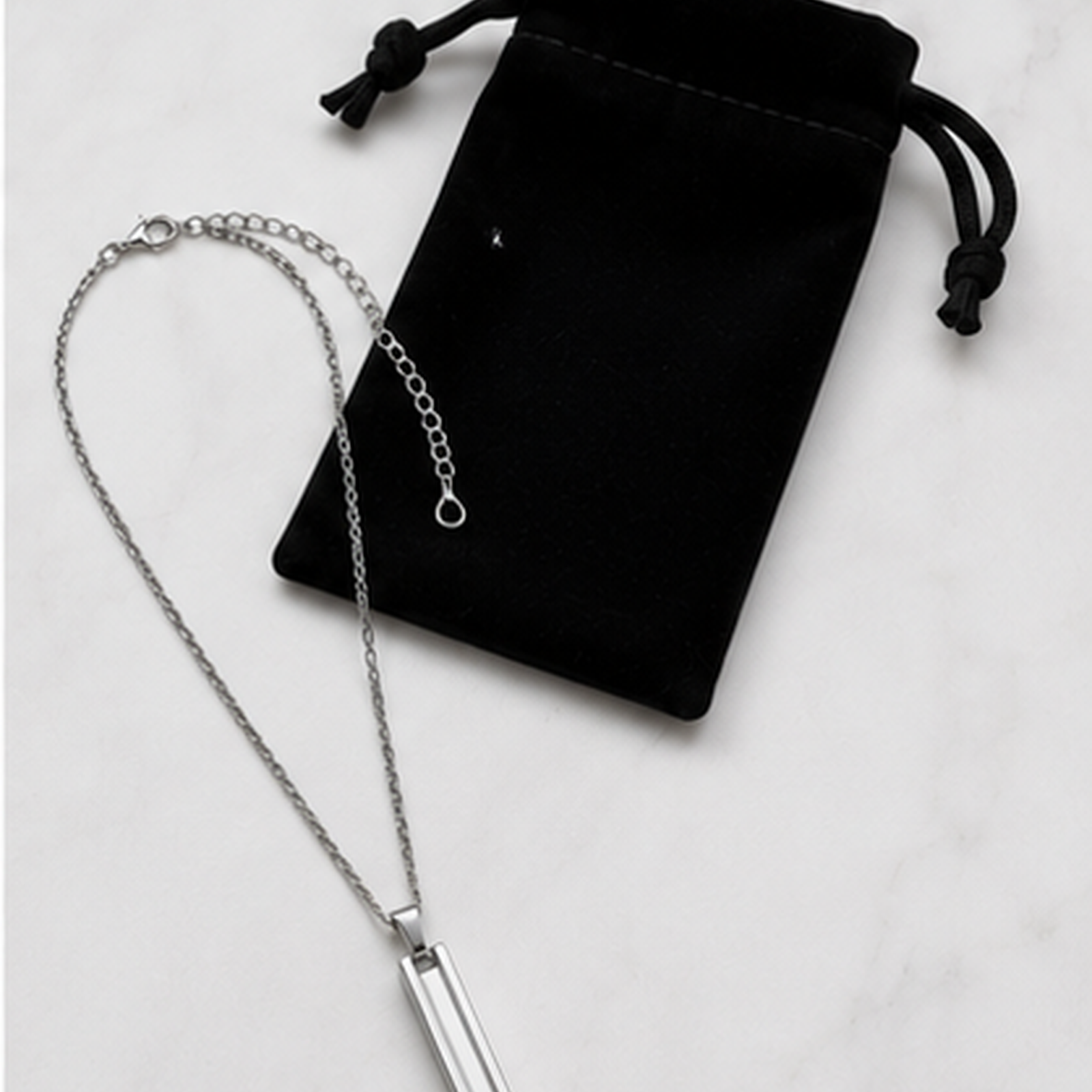 Minimalist Stainless Steel Pendant Necklace